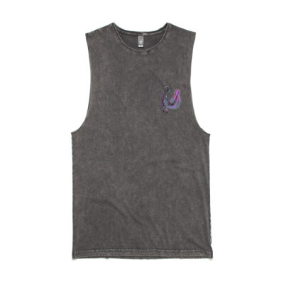 Neon Heart Stonewashed muscle tee Thumbnail